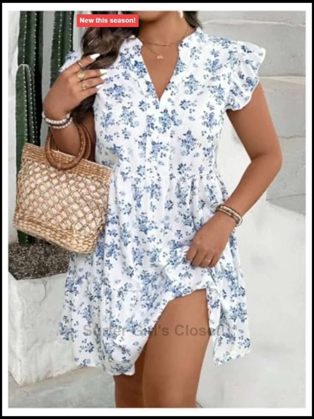 N/A floral babydoll